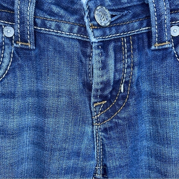 SIZE 28X34 MEK JEANS BLUE DENIM JEANS BOOT CUT PANTS COTTON BLEND - Picture 6 of 14